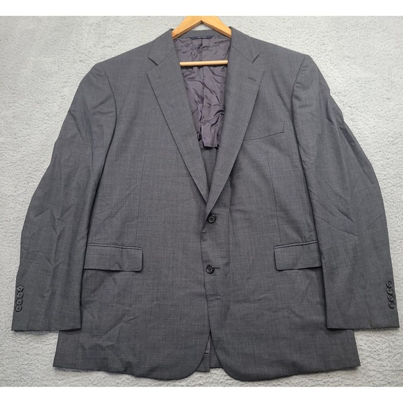 Brooks Brothers Other - Brooks Brothers Brookscool Men's 48L (47) Blazer Dark Gray Wool Polyester Lycra